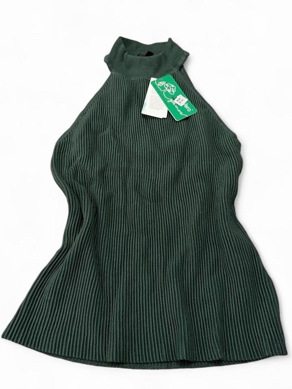 Guess Dark Green Ribbed Tank